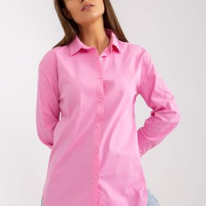Didmenininkas Rožinė medvilnė Klasikinė ilgomis vilnėmis marškinėliai