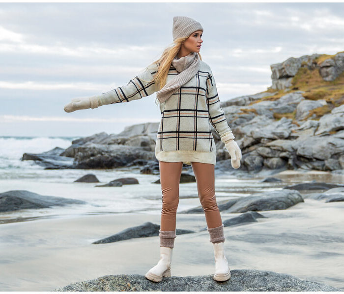 Women’s warmed eco-leather leggings in online wholesale – winter trend!