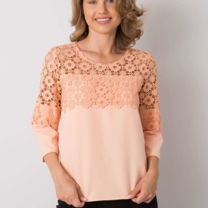 Nari apricot formal blouse