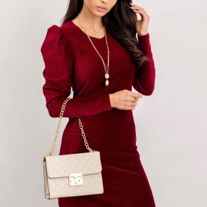 RUE PARIS Burgundy dress Priscilla