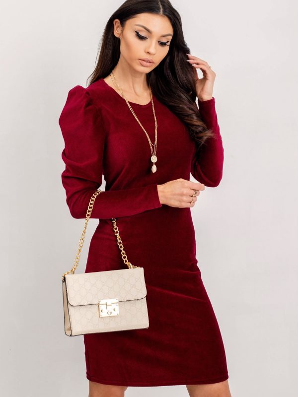 RUE PARIS Burgundy dress Priscilla