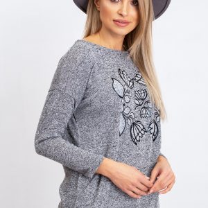 Gray blouse Roisin