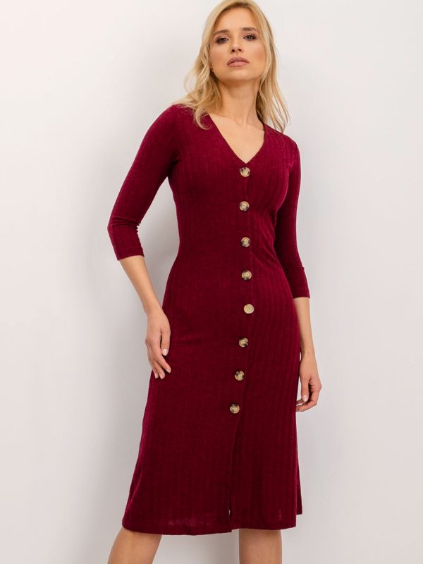 BSL Burgundy dress