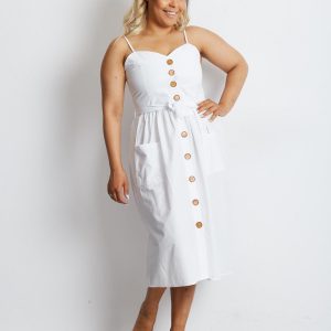 White Realm Plus Size Dress