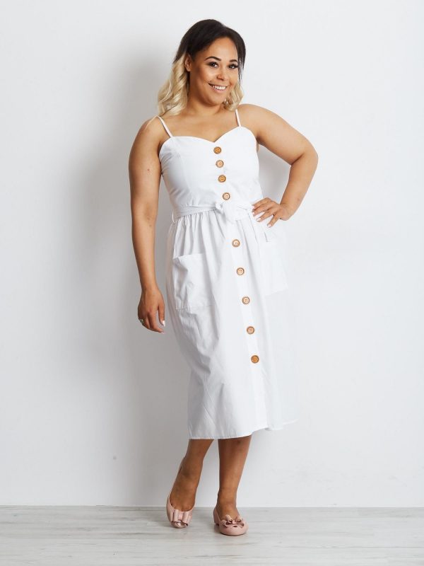 White Realm Plus Size Dress