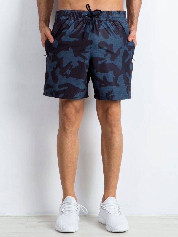 Navy Blue Moro Men's Shorts