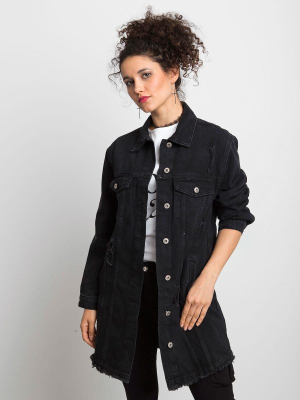 Source Black Denim Jacket