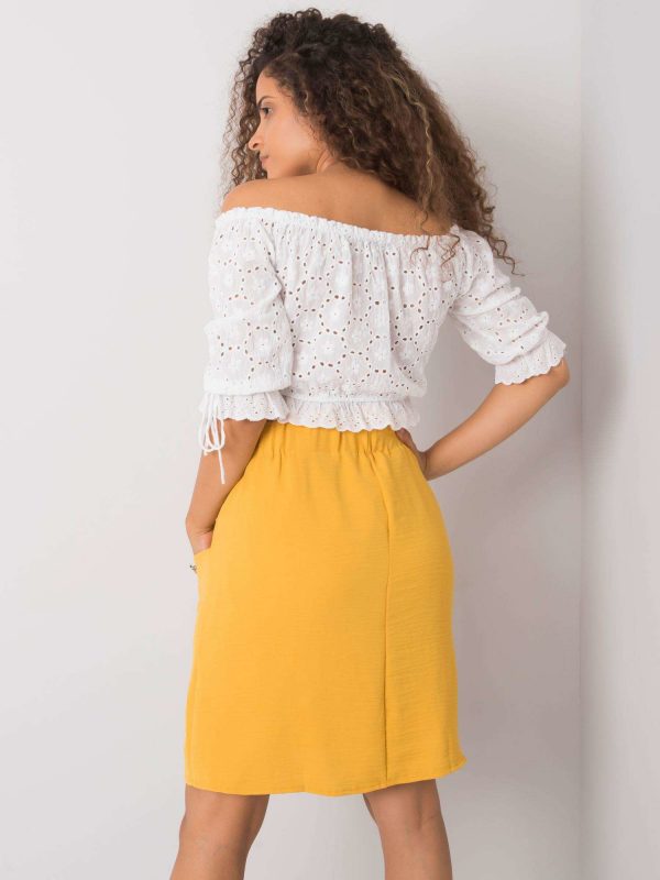 Yellow skirt with Cathi pockets