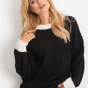 RUE PARIS Black sweater Pretty