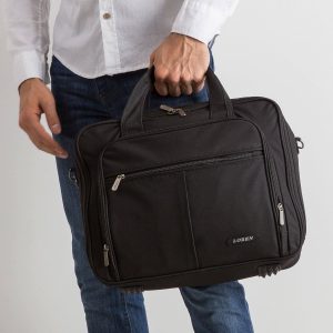 Black Men's Laptop Bag