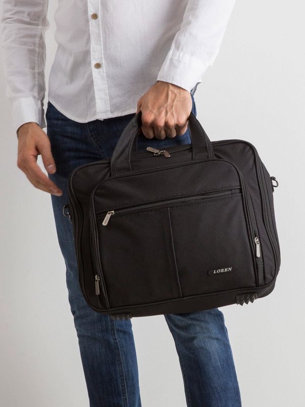 Black Men's Laptop Bag