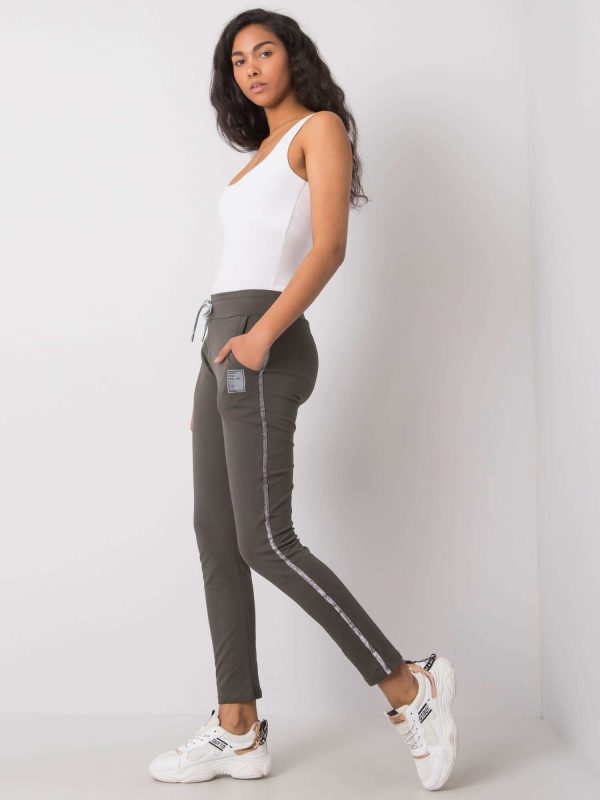 Dark khaki pants Aida