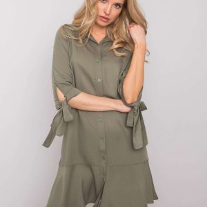 Khaki casual dress Adelasia