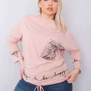 Elma Dirty Pink Plus Size Blouse