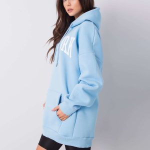 Charlene RUE PARIS Blue Hoodie