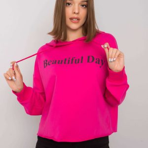 Fuchsia sweatshirt with Zaylee inscription