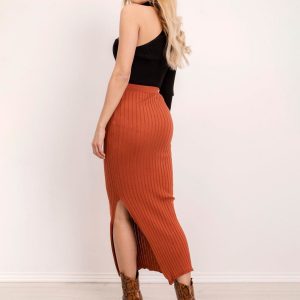 BSL Brick knitted skirt