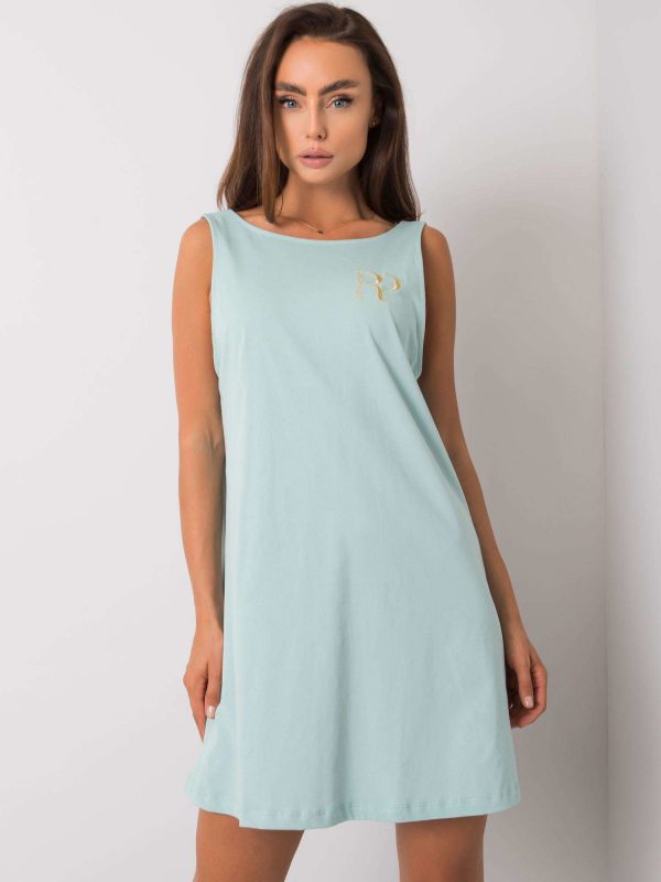 Mint cotton dress Ramya RUE PARIS