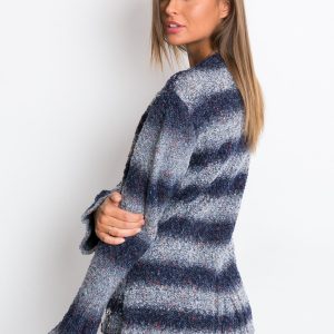 Navy blue and grey Esta sweater