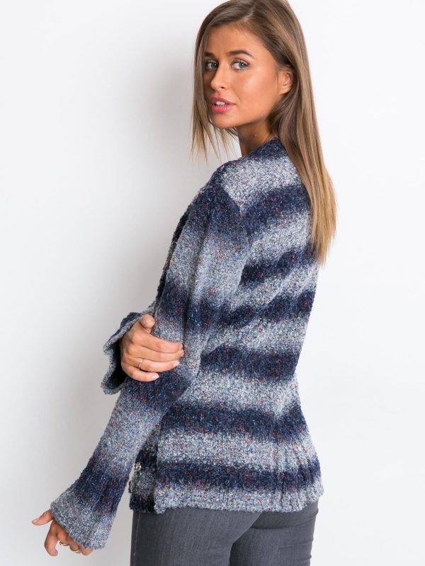 Navy blue and grey Esta sweater