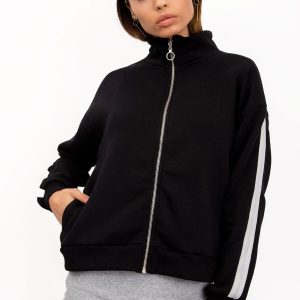 RUE PARIS Harriet Black Sweatshirt