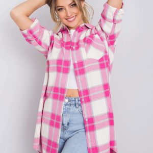 Nerea Pink Plaid Shirt