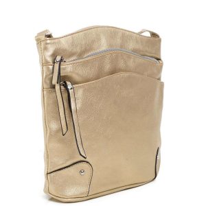 Gold eco leather bag