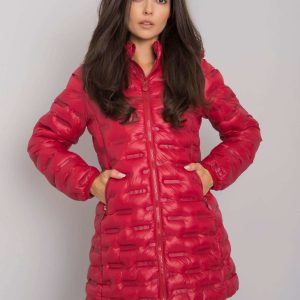 Jalees' Red Hooded Jacket