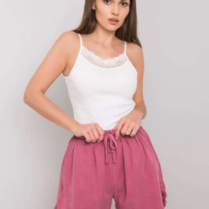 Jeynissa Dirty Pink Casual Shorts