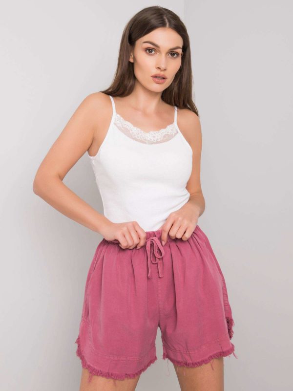 Jeynissa Dirty Pink Casual Shorts
