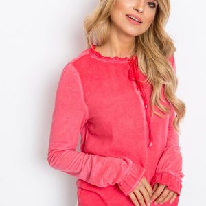 RUE PARIS Coral blouse Lavish