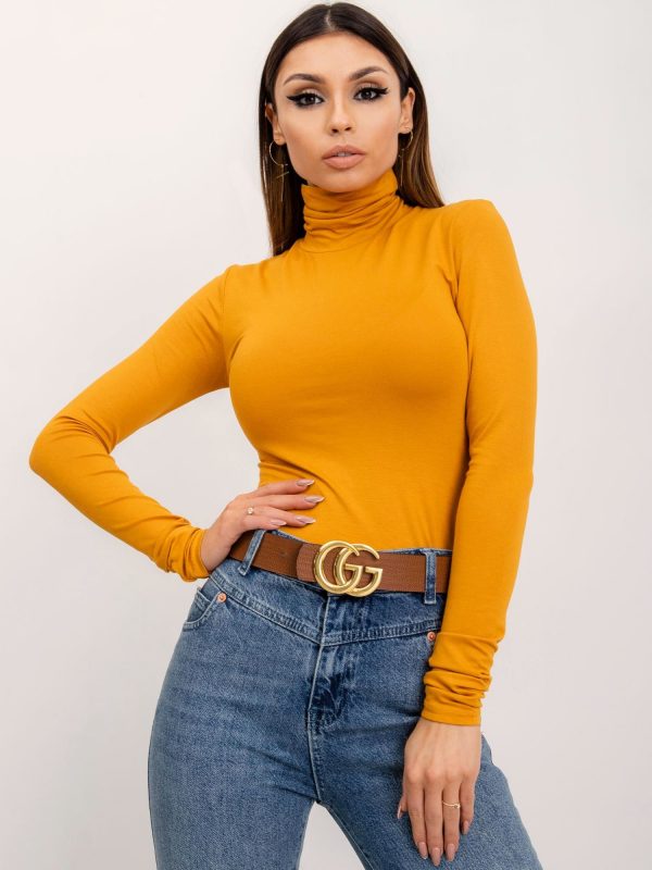 Mustard blouse Laura