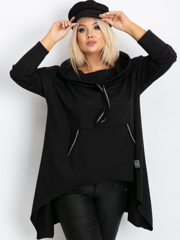 Black tunic plus size Precious