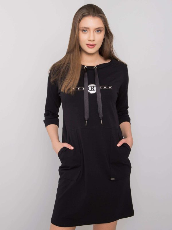 Black April Cotton Dress