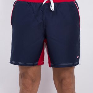 Navy blue and burgundy men's shorts Travel