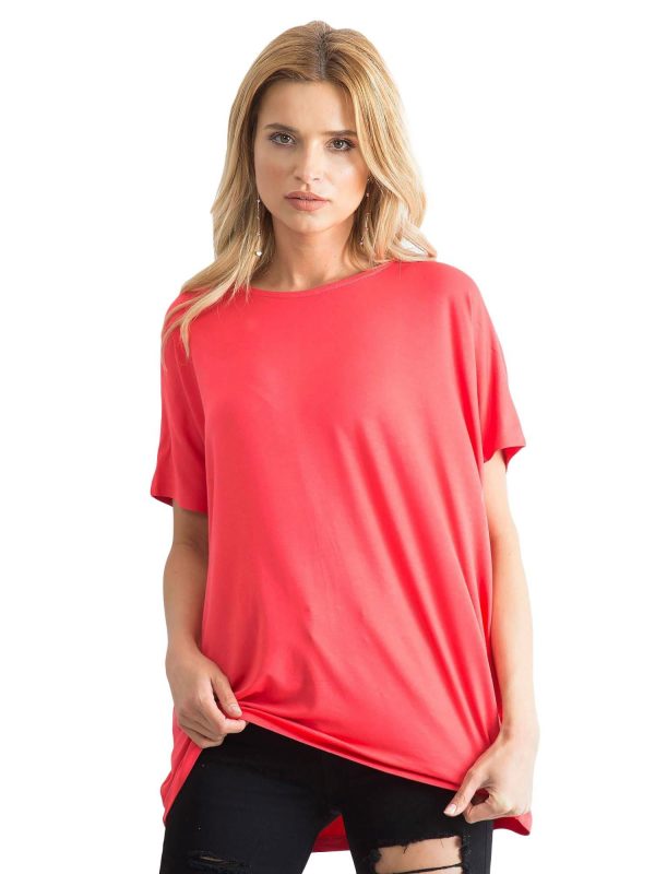 Coral Oversize Blouse