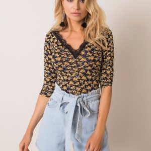 Black and yellow blouse Slayne RUE PARIS