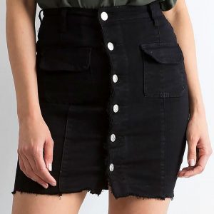 Black Skirt Buttons