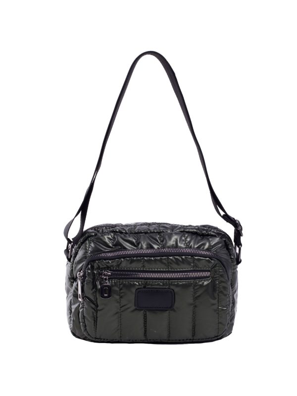 Green Quilted Ladies Handbag