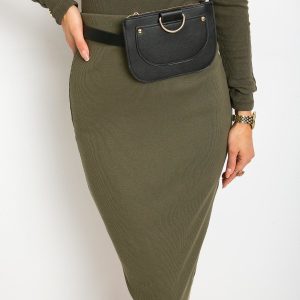 Khaki Skirt Attention