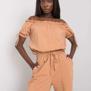 Camel short jumpsuit Sandrine OCH BELLA