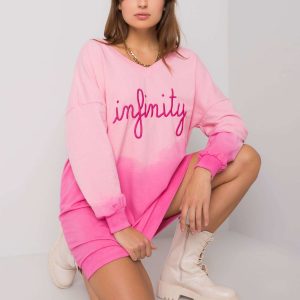 Abriella Pink Hooded Sweatshirt