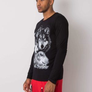 Black Daxton Print Men's Longsleeve