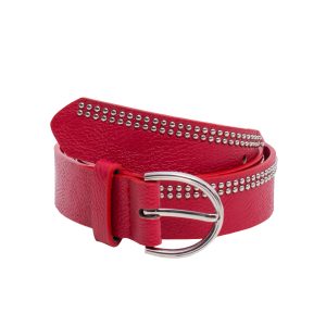 Women's Red Strap with studs