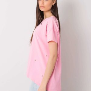 Pink blouse with Etty applique