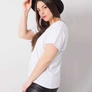 White T-shirt plus size Beverly