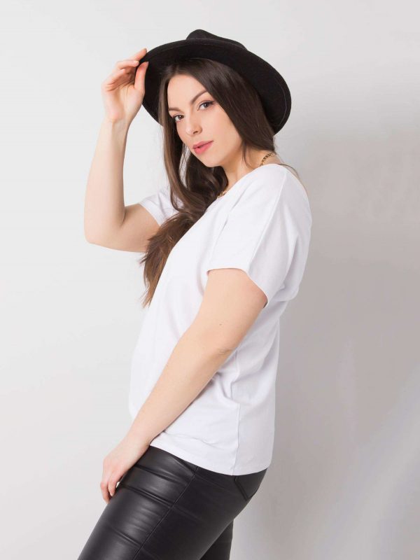 White T-shirt plus size Beverly