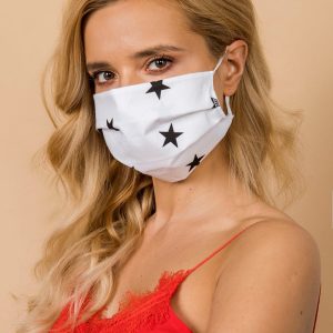 White and black reuse protective mask