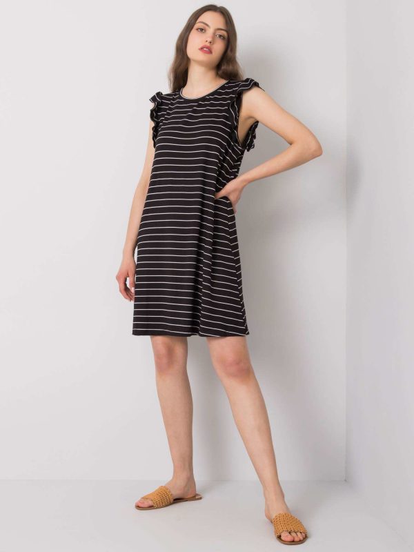 Black striped dress Reva RUE PARIS