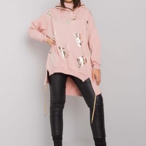 Paulie Dirty Pink Plus Size Hoodie